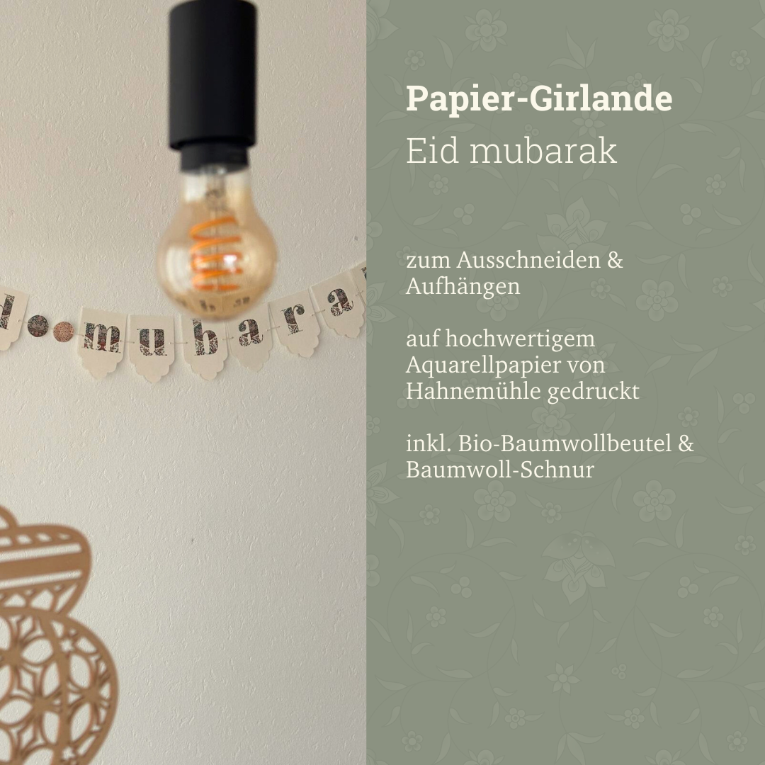 Papiergirlande "Eid mubarak" – Bild 5