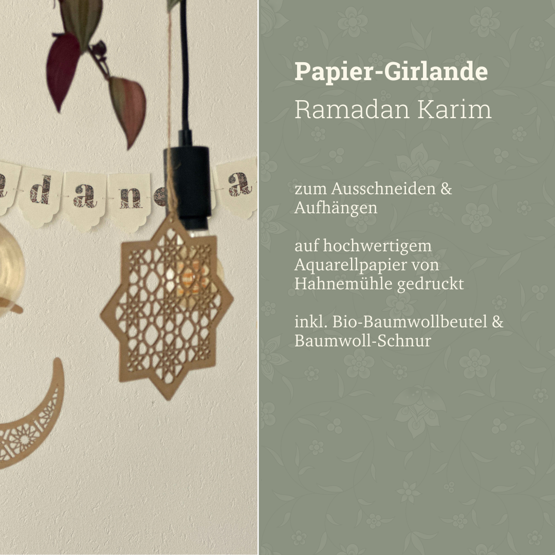 Papiergirlande "Ramadan Karim" – Bild 5